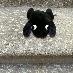 Black Plush Frog Toy